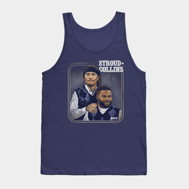 C.J. Stroud & Nico Collins Houston Step Brothers Tank Top by ClarityMacaws